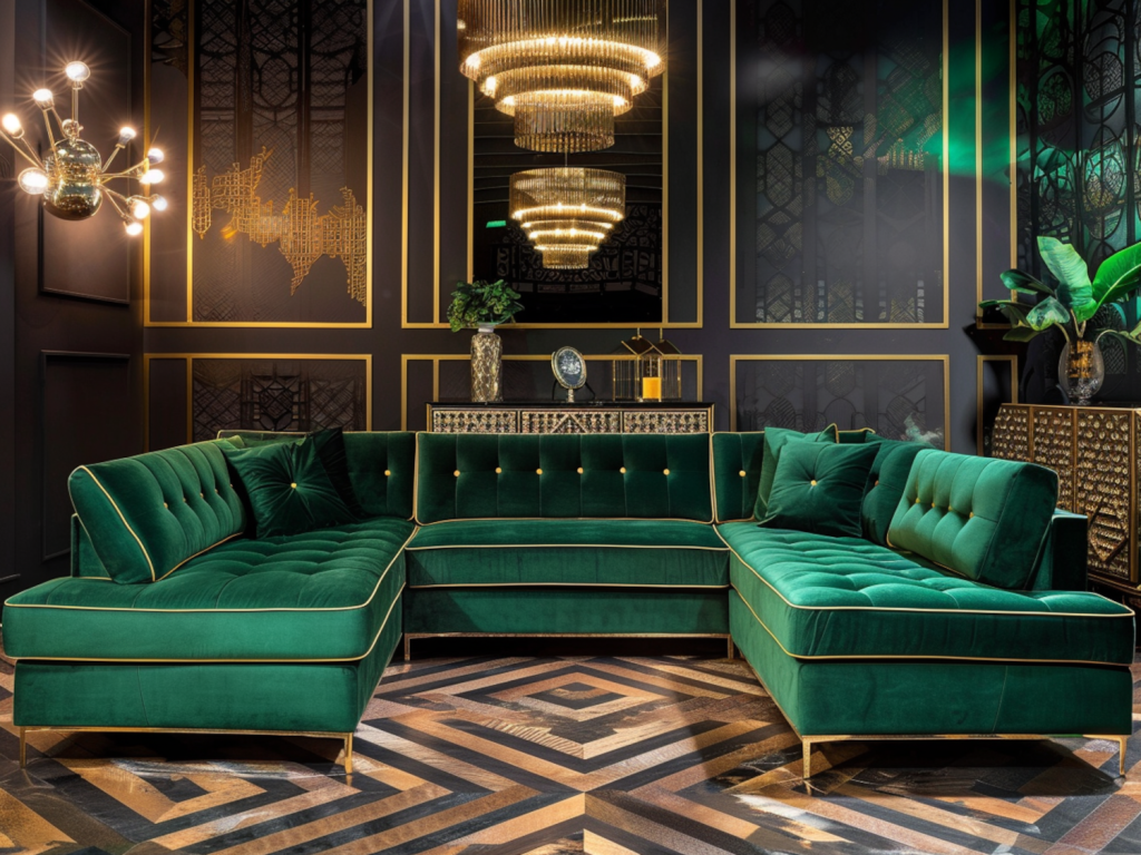 Jakie narożniki wybrać do wnętrz w stylu art deco