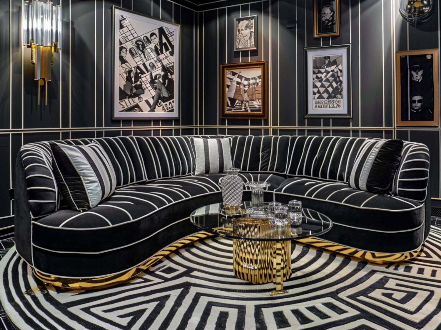 Jakie narożniki wybrać do wnętrz w stylu art deco