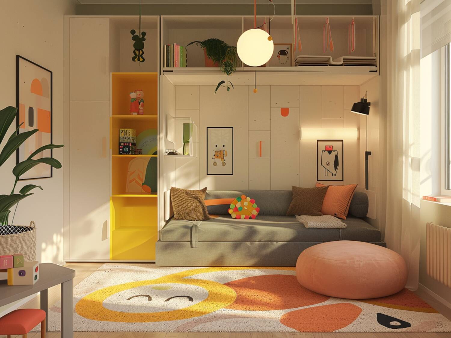 Jak zaprojektować przestrzeń dziecięcą w małym mieszkaniu