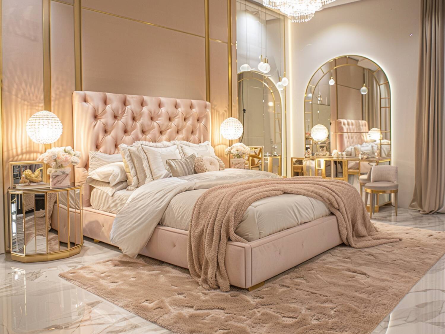 Łóżka kontynentalne w nowoczesnych apartamentach – trendy na 2025 rok