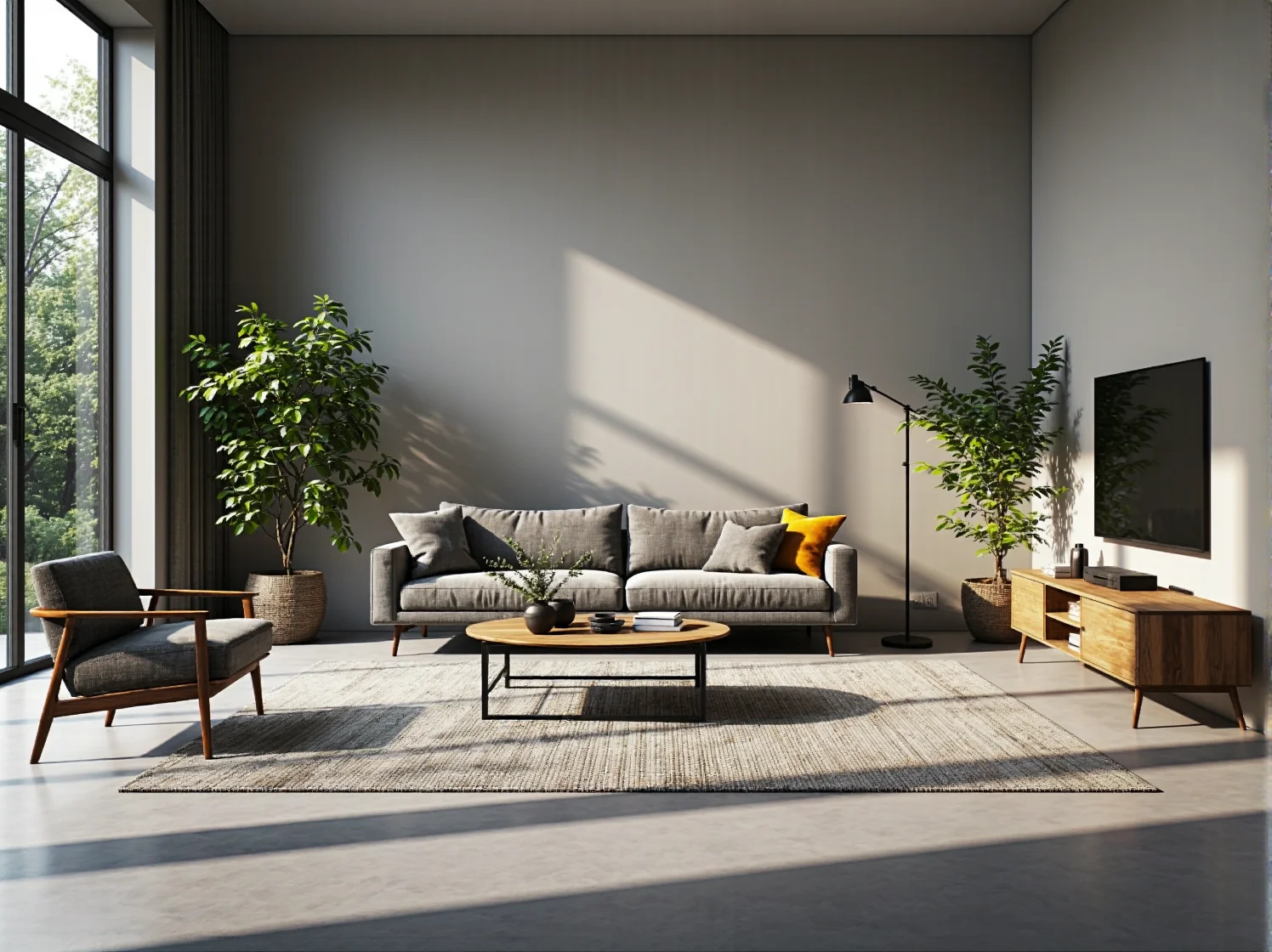 Energooszczędne żarówki LED o ciepłej barwie w ekologicznym domu.