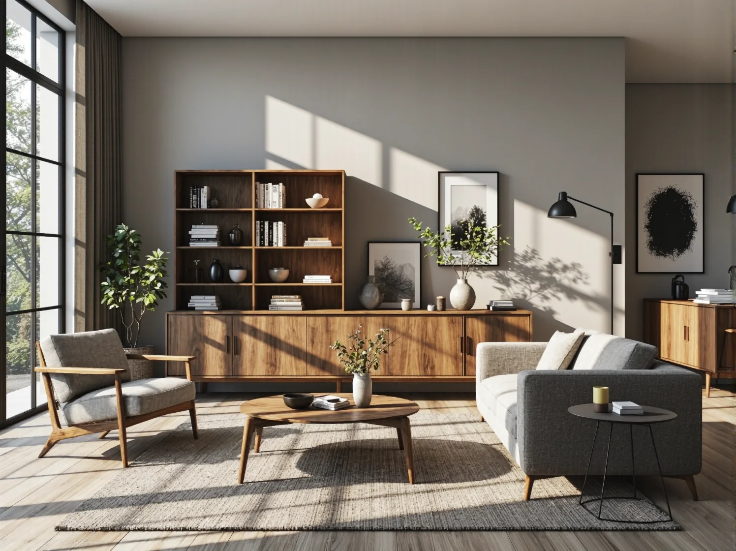 Malowanie mebli farbą kredową na kolor granatowy, metamorfoza starej witryny