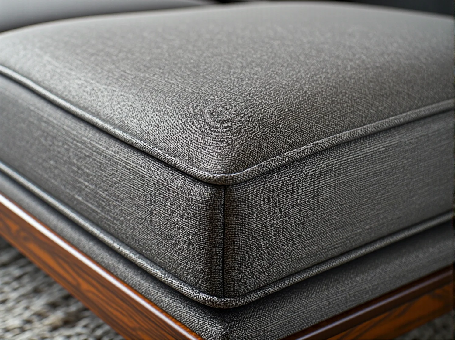 Porównanie próbek materiałów naturalnych jak len z syntetycznymi tkaninami obiciowymi.