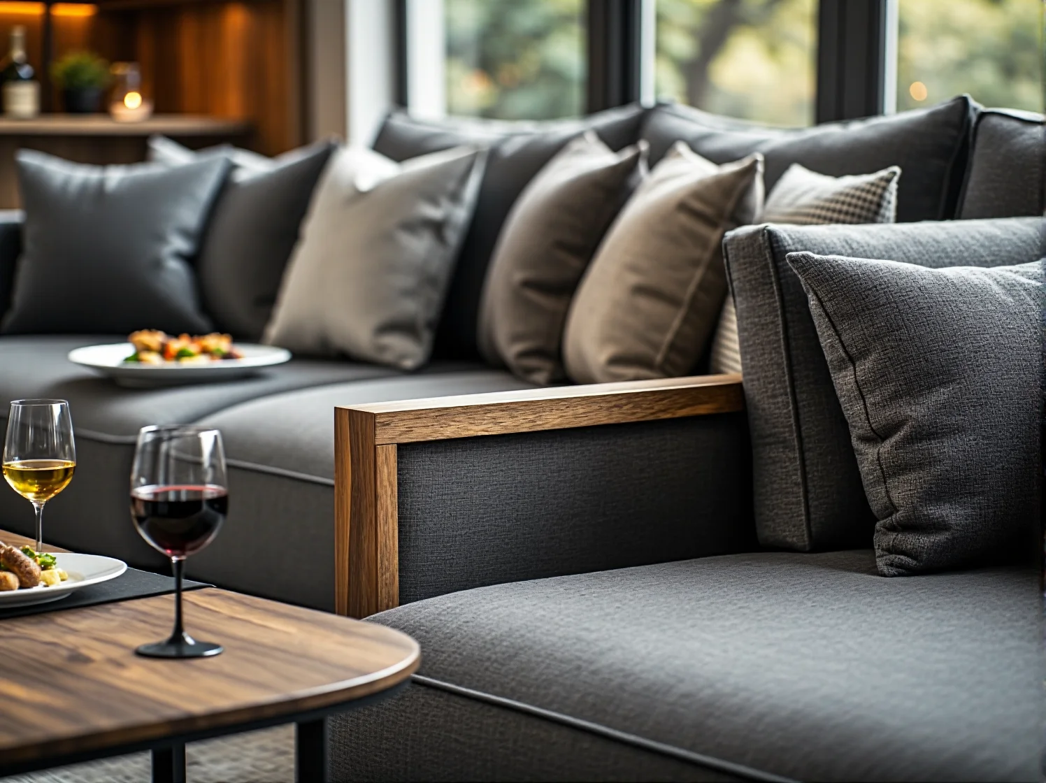 Systemowe meble restauracyjne umożliwiające szybką zmianę aranżacji sali dla gości.