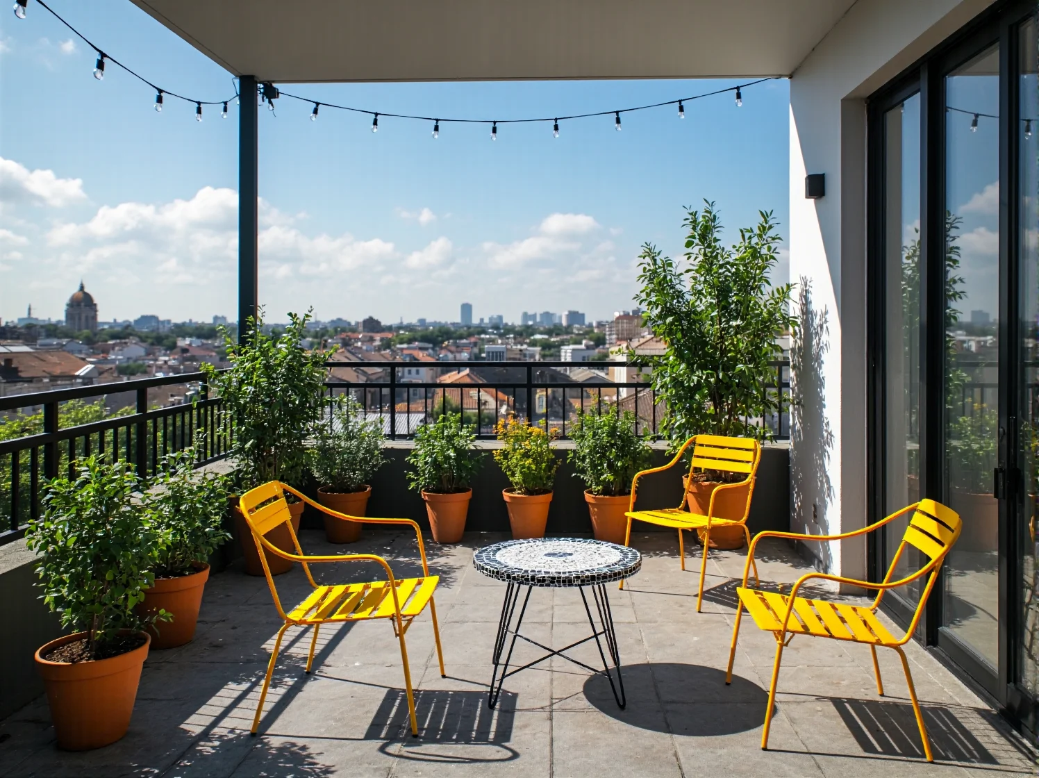 Kolorowe poduszki i nowe tekstylia na odświeżonej kanapie z palet.