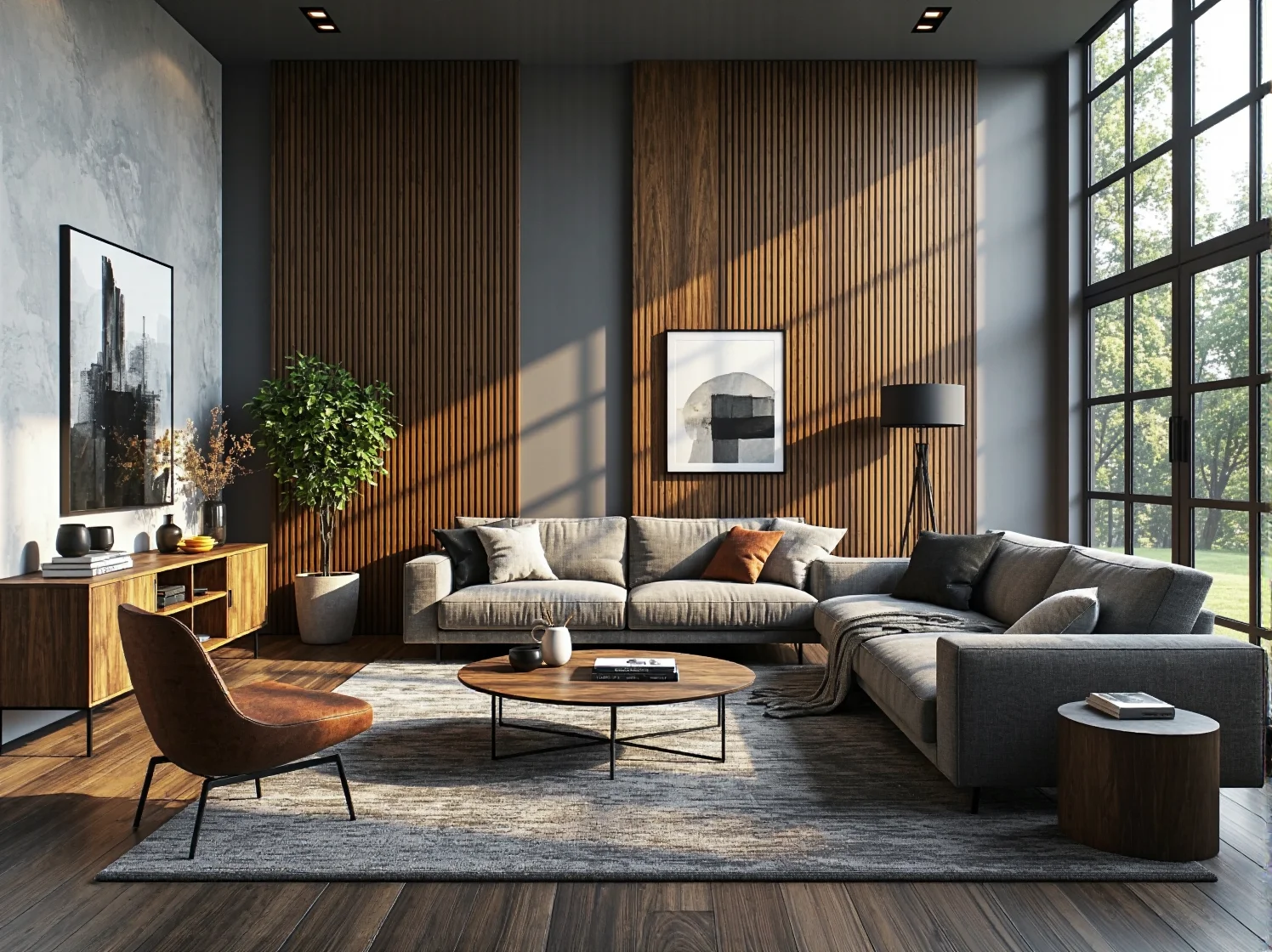 Nowoczesne złote uchwyty meblowe zamontowane w odnowionym kredensie