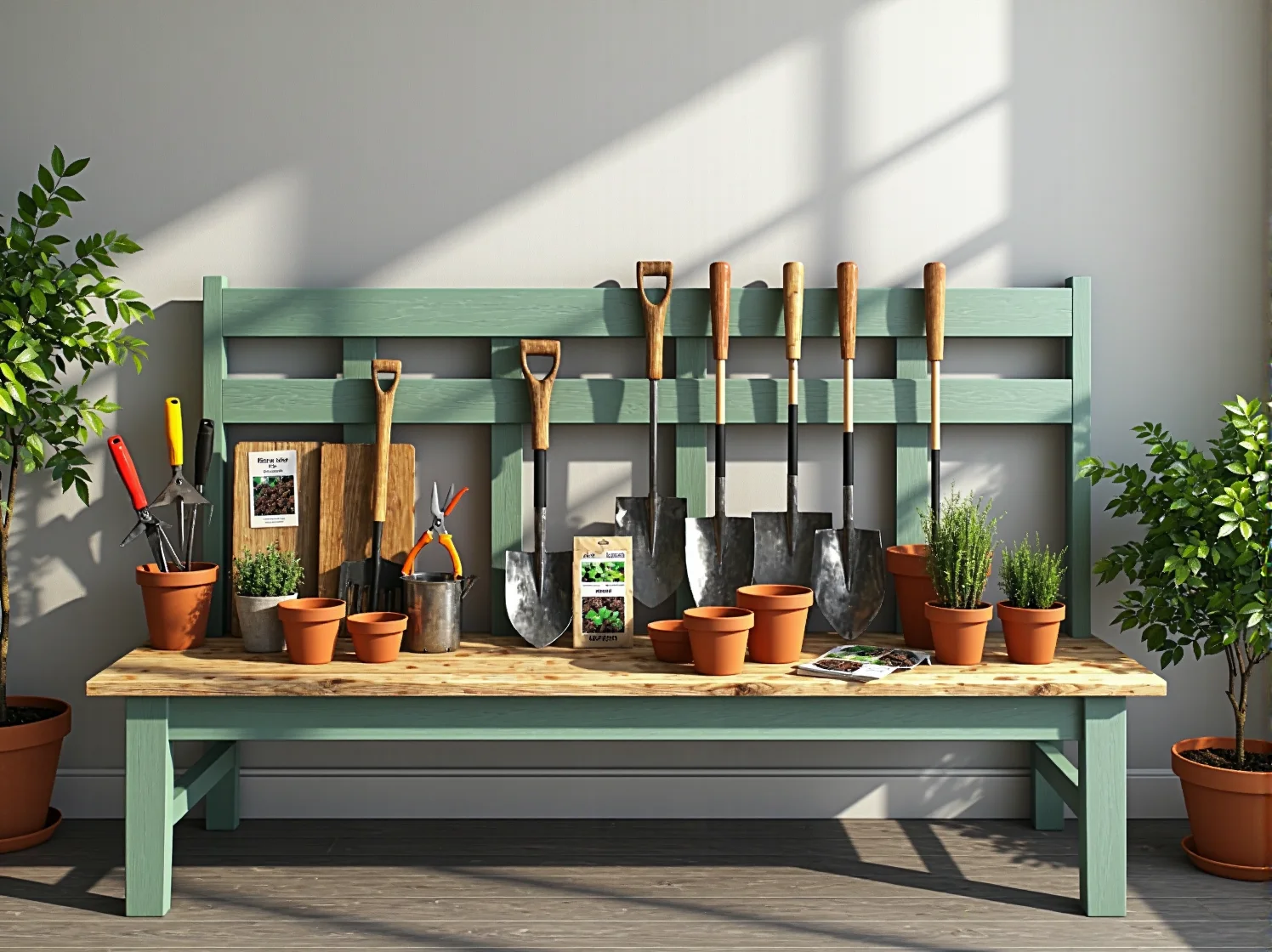 Stary stół ogrodowy ozdobiony własnoręcznie wykonaną mozaiką.