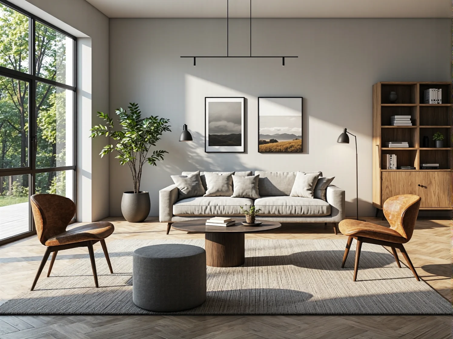 Detal blatu stołu wykonanego z certyfikowanego drewna FSC do dużej jadalni