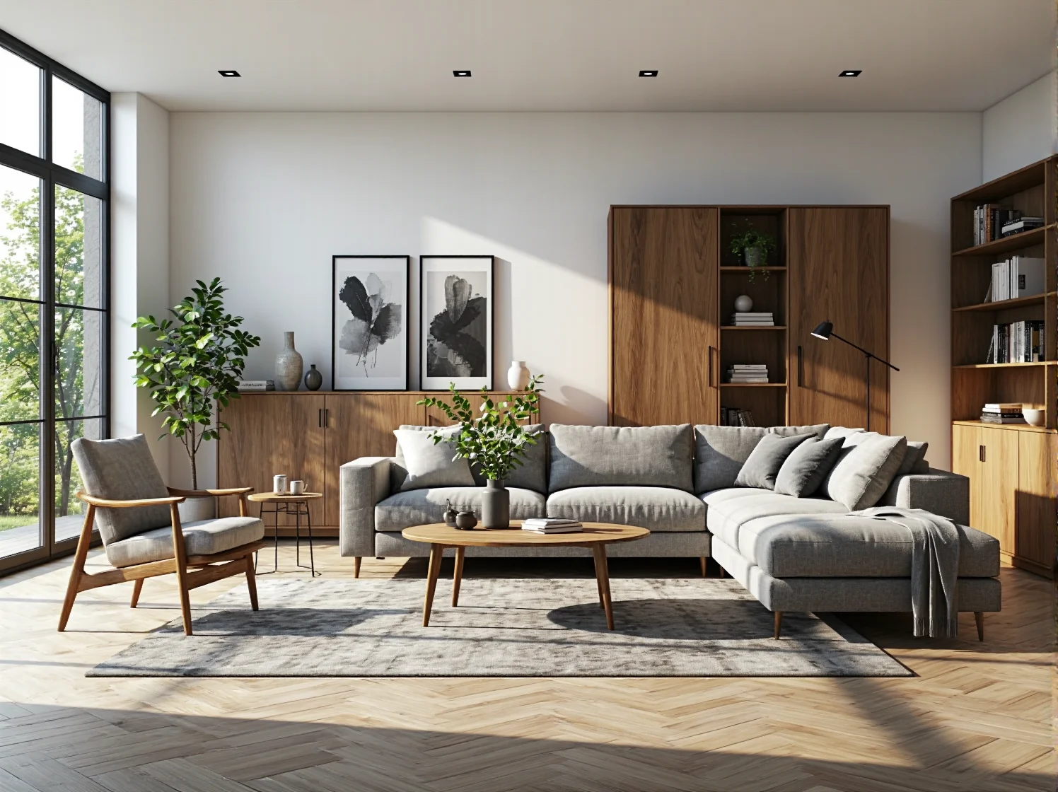 Szlifowanie drewnianego kredensu papierem ściernym, przygotowanie do malowania