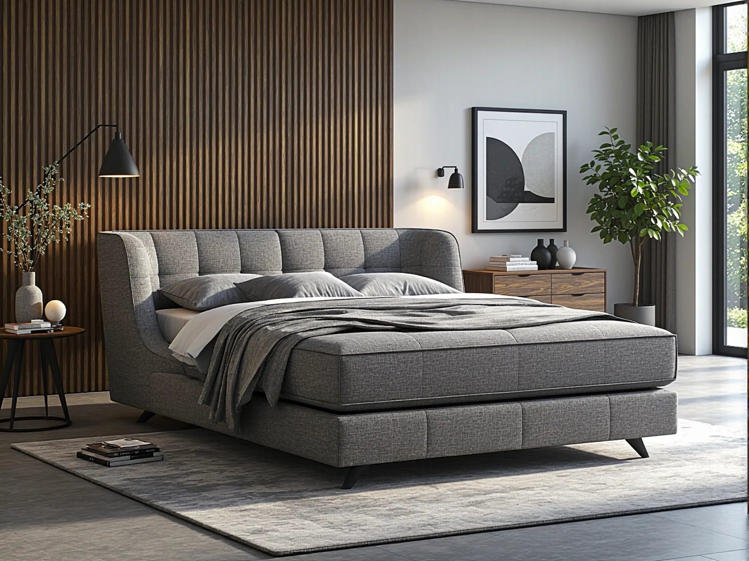 Trwała tkanina plamoodporna na narożniku, zbliżenie na fakturę materiału łatwego w czyszczeniu.