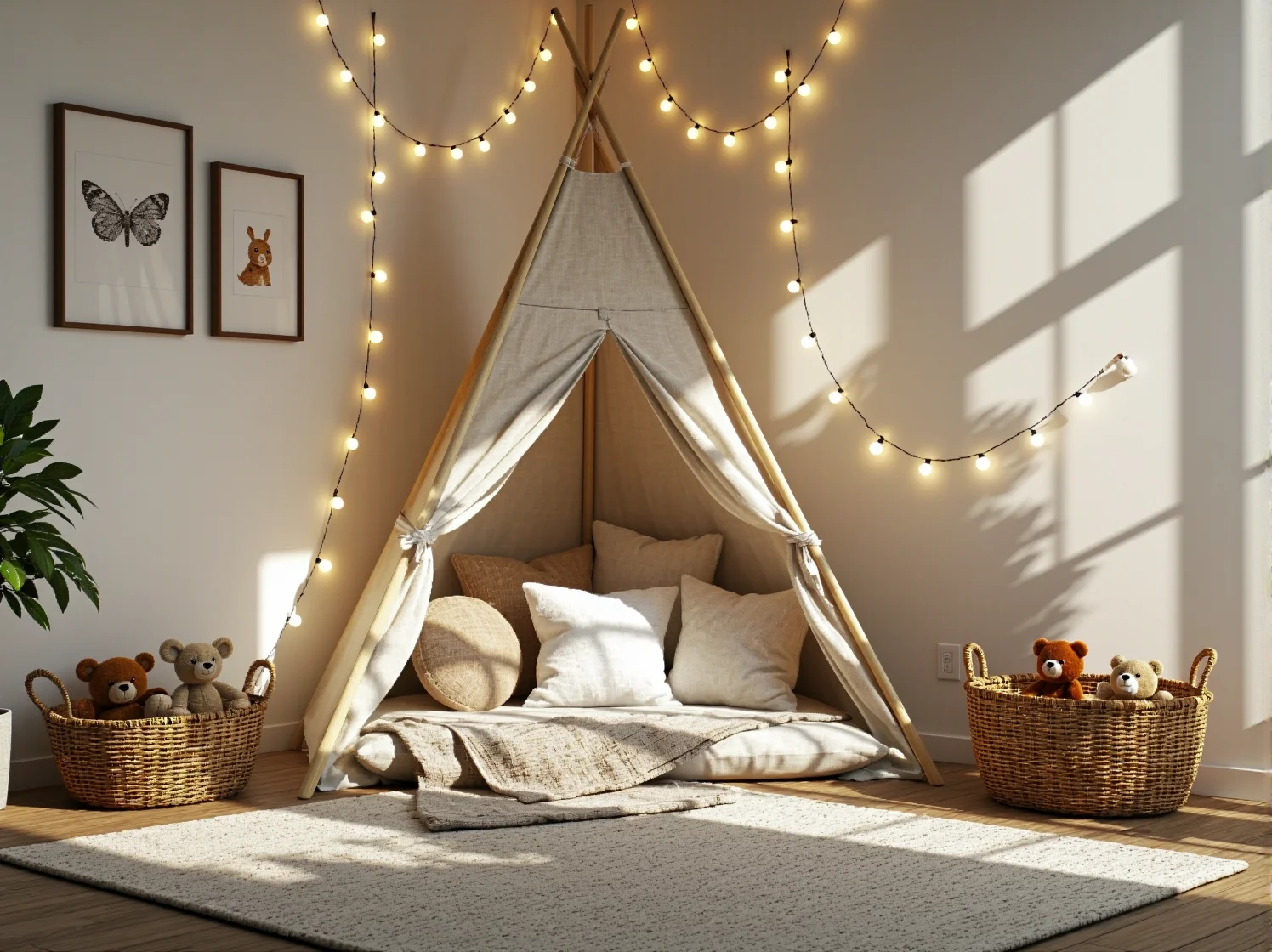 Wielofunkcyjne meble do pokoju dziecka, stolik z krzesełkiem i schowkiem.