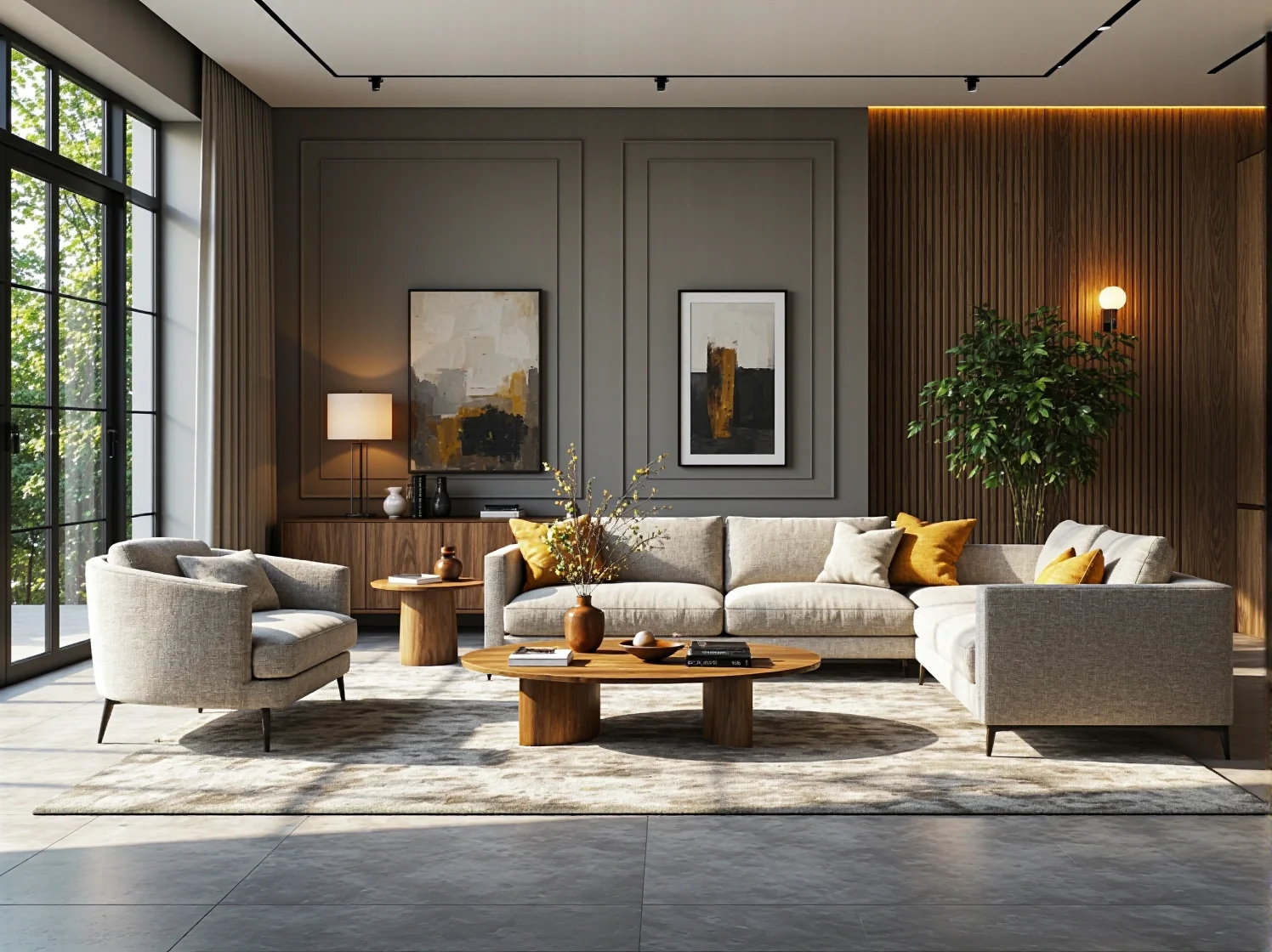 Geometryczne wzory art deco malowane na drzwiczkach starej komody